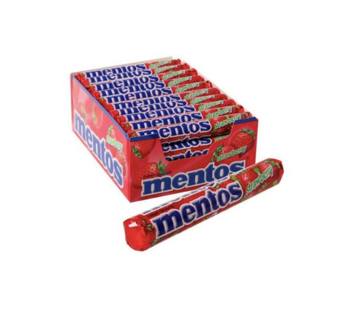 Mentos- Strawberry Flavoured Chews 40 x 38g | Makro