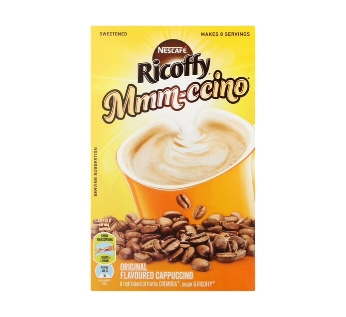 ricoffy cappuccino sachets