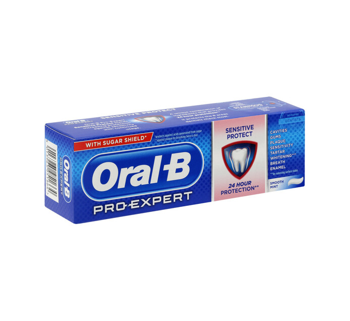 ORAL B PRO EXPERT T/P 75ML, SENSI PROTEC | Mid-Tier Toothpaste ...