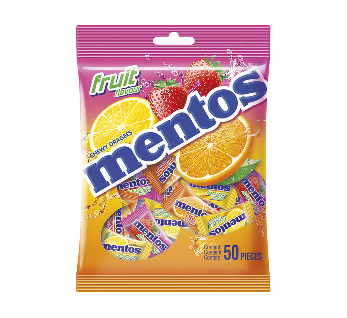 Mentos Chewy Sweets Fruit (1 x 50's) | Makro