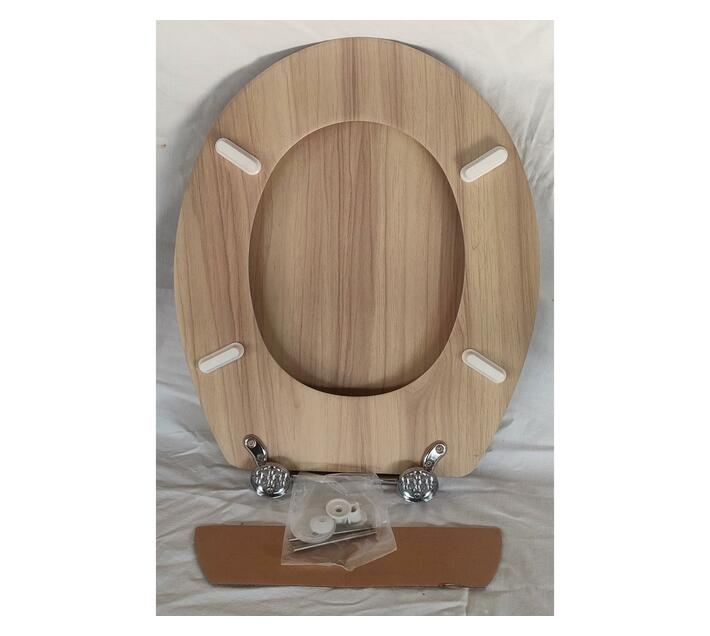 Lifespace Leading Design Premium Wood Toilet Seat Oak Makro