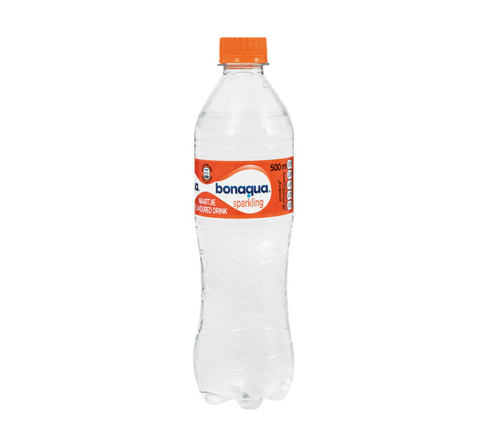 Bonaqua Flavoured Sparkling Water Naartjie 6 X 500ml Makro