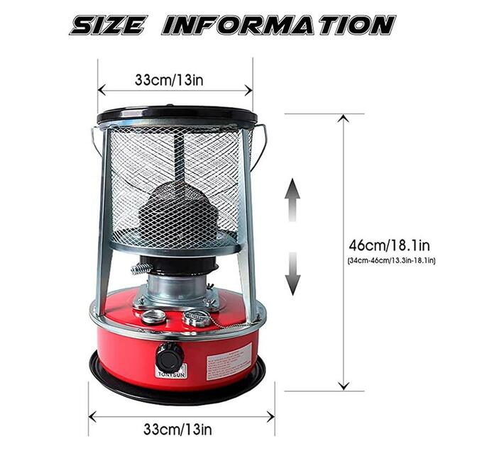 Paraffin Heater & Stove - Round 4.6L | Makro