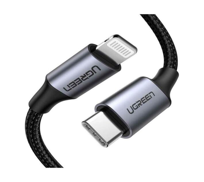 UGREEN USB-C 20W 3A (MAX) MALE TO LIGHTING MALE 1M CHARGE & SYNC ...