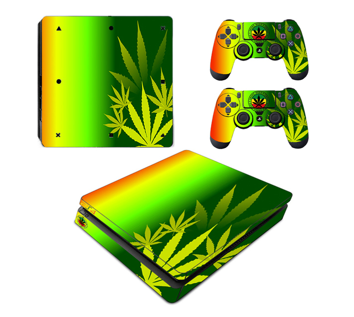 Skin Nit Decal Skin For Ps4 Slim Rasta Weed Playstation Console Playstation Console Consoles Video Games Games Gaming Makro Online Site