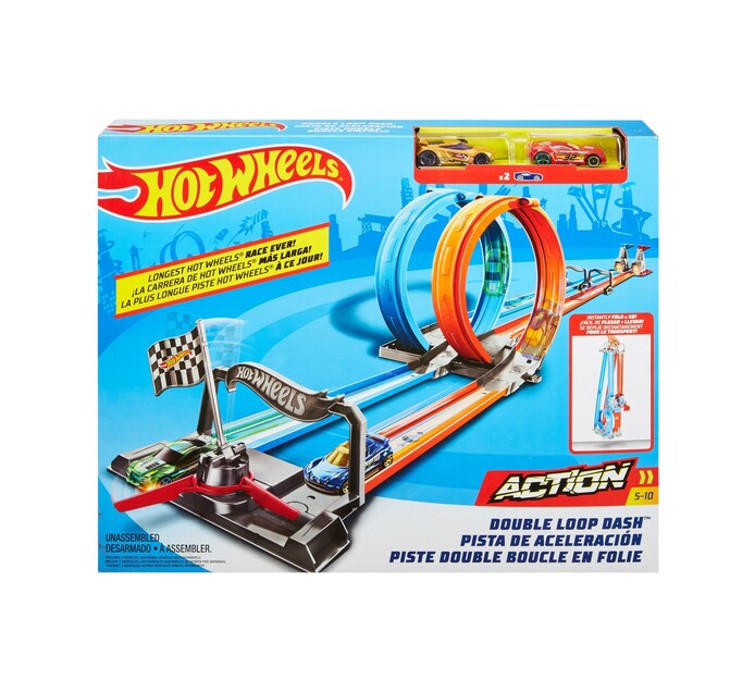 hot wheels double loop dash