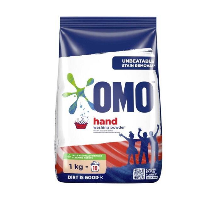 Omo Multiactive Washing Powder 1kg, Washing Powder, Laundry Detergent &  Fabric Softener, Cleaning, Household