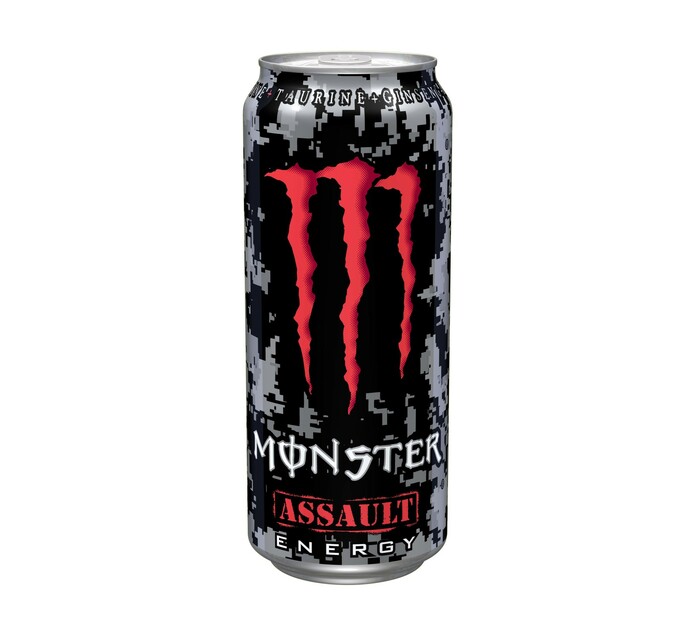 Monster Energy Drink Assault (1 x 500ml) | Rave Drink | Energy Drinks