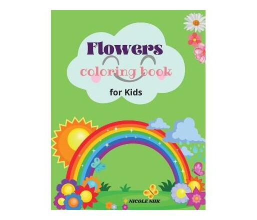 Flowers colouring book (Paperback / softback) | Makro