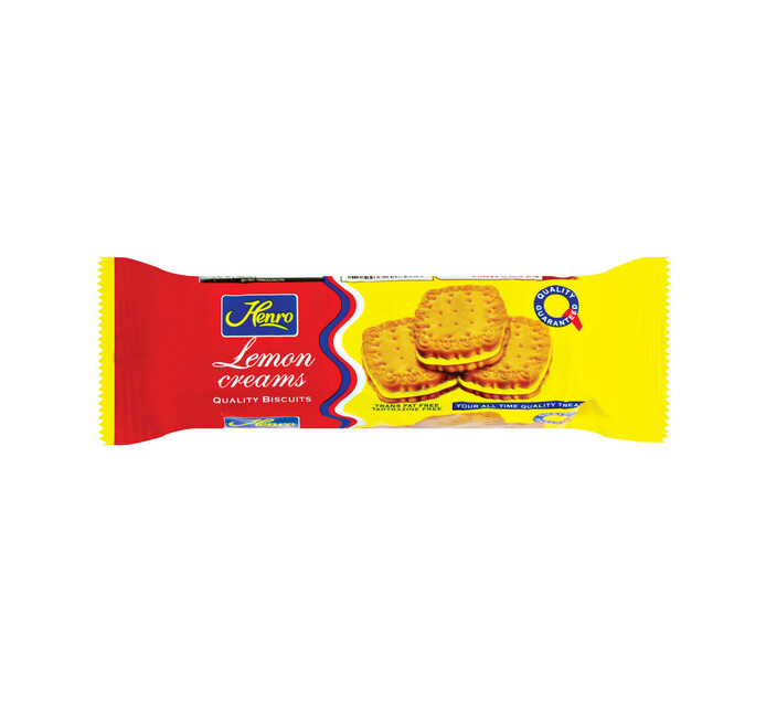 Henro Creams Biscuits Lemon (150 g) | Makro