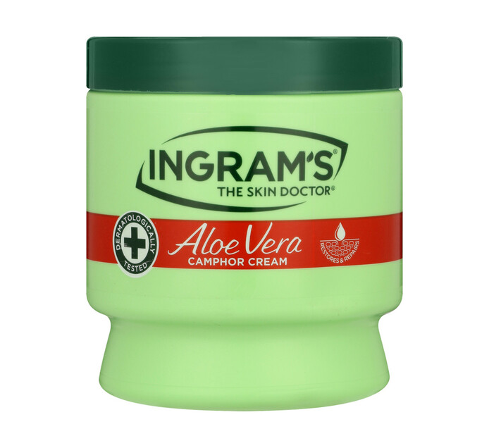 INGRAM'S CAMPHOR CREAM 450ML, ALOE VERA | Makro