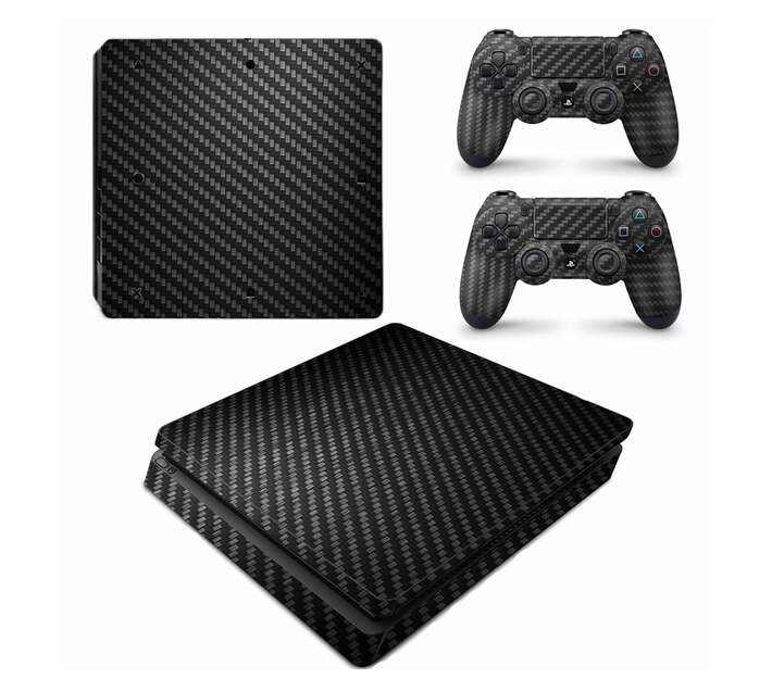 SkinNit Decal Skin For PS4 Slim: Carbon Fiber (Textured) | Makro