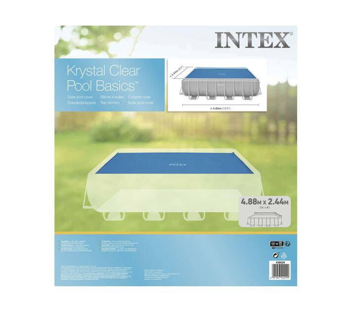 Intex 4.88M X 2.44M Solar Pool Cover Makro