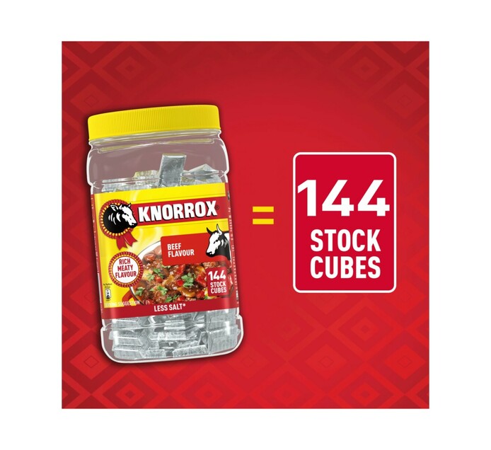 Knorrox Stock Cubes Jar 144s Makro