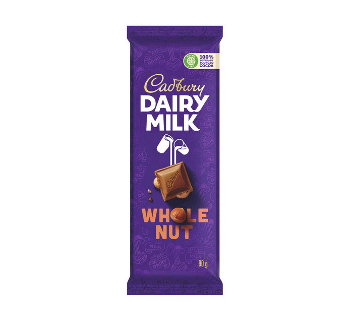 Cadbury Slabs Whole Nut (12 x 80g) | Makro