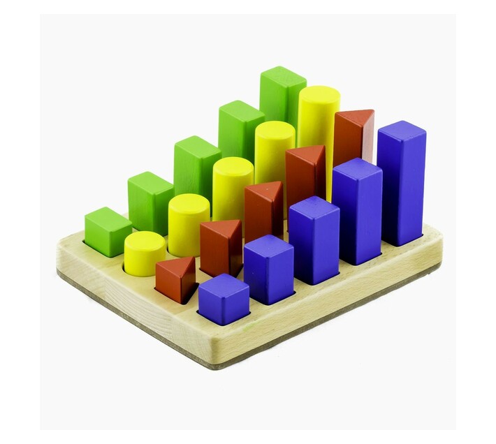 Viga Shape Sequence Blocks - Sort by Colour Shape and Size | Makro