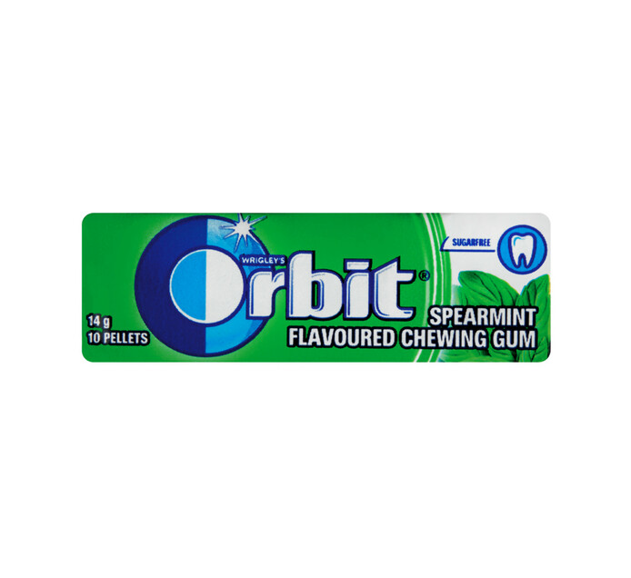 Orbit Sugar Free Gum Pellet Pack Spearmint (1 x 10PC) | Chewing Gum ...