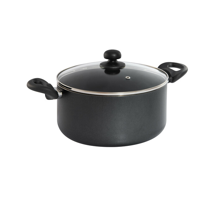 Primaries 24 cm Non-Stick Pot with Glass Lid | Non-Stick | Non-Stick ...