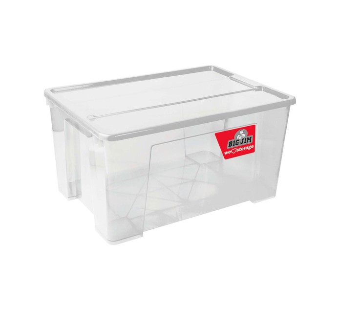 Big Jim 47l Storage Box Plastic Plastic Plastic Storage Laundry