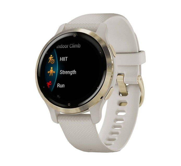 Garmin Venu 2S Light Gold Bezel, Light Sand Case and Silicone Band | Makro