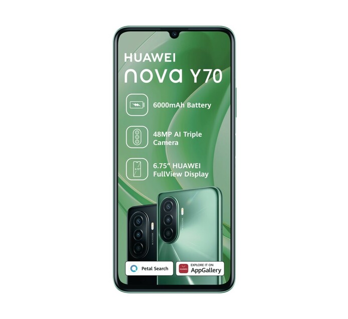 Huawei 64GB Nova Y70 Crash Green | Makro