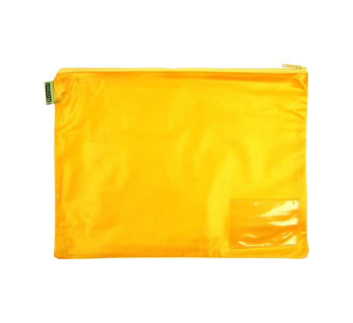 Kenzel A4 PVC Book Bag Yellow Each | Makro
