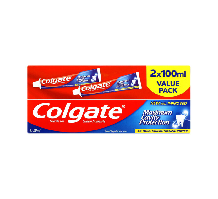 Colgate Toothpaste Regular 2 pack (100ml) | Makro