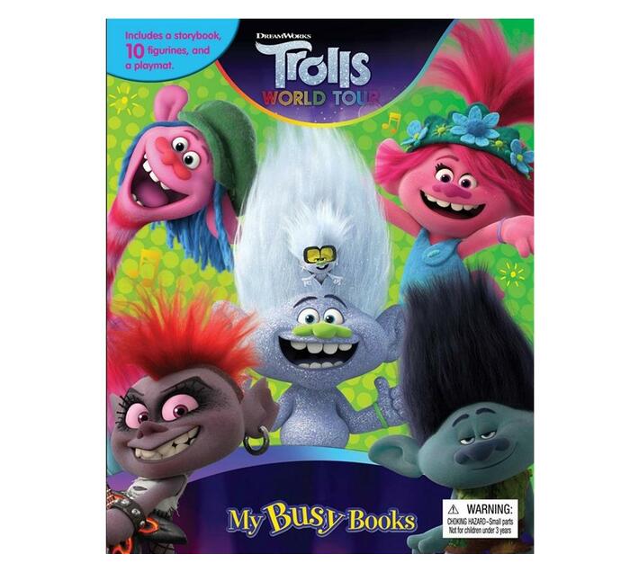 Trolls World Tour My Busy Book (hardback) 