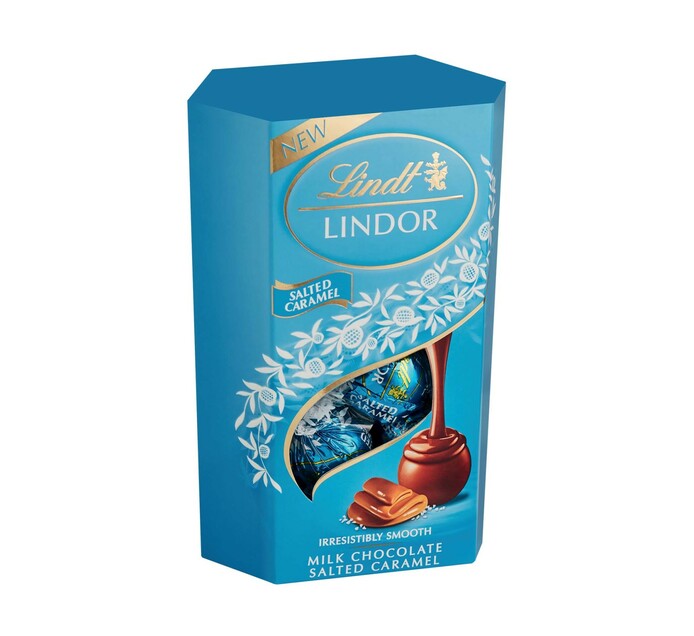 Lindt Cornet Truffles Box Chocolates Salted Caramel (1 x 200g) | Makro