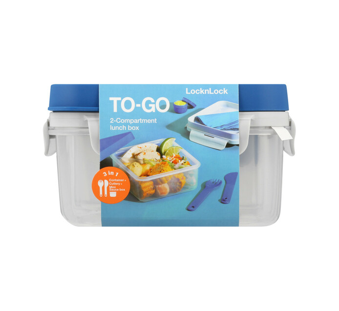 Lock & Lock 1.2l To Go 2 In 1 Lunch Box | Makro