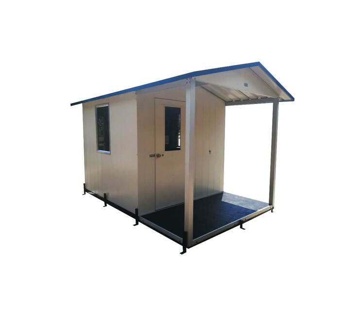 TILLEY 2.4M X 2.4M SECURITY GUARD HUT WITH A VERANDA ( GUARD HUT 3 WITH ...