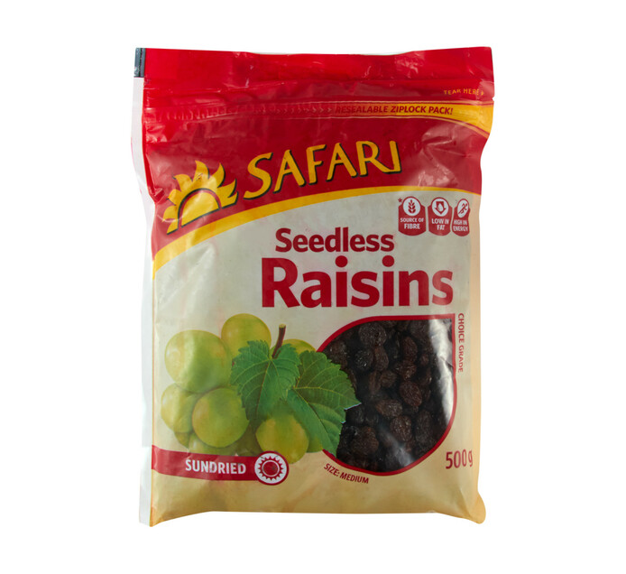 safari raisins 500g