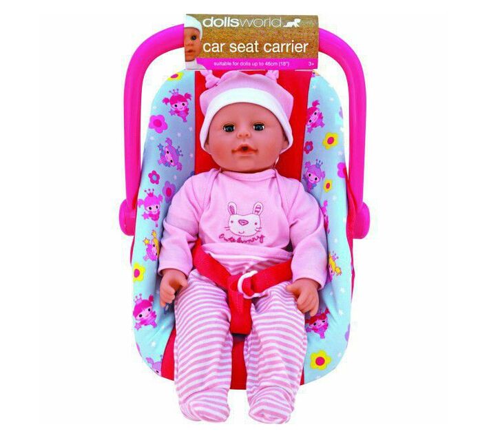 Dollsworld Newborn Baby Dolls Car Seat Carrier Makro