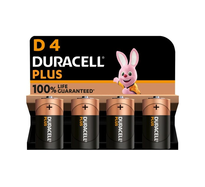 Duracell Plus Power D4 Pack | Makro