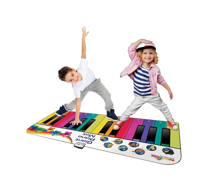 Rainbow Colours Giant Floor Piano Mat Hi Fi Dj Equipement Hi