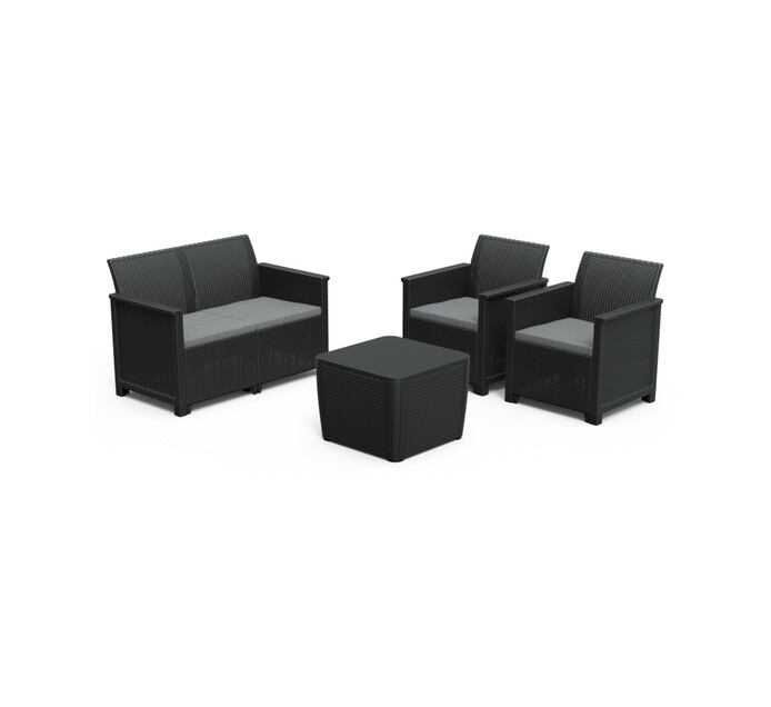 Keter Elodie 4-Piece Lounge Set | Makro