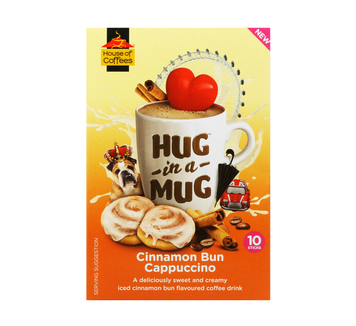 House Of Coffees Hug in a Mug Cappuccino Cinnamon Bun (100 x 24g) | Makro