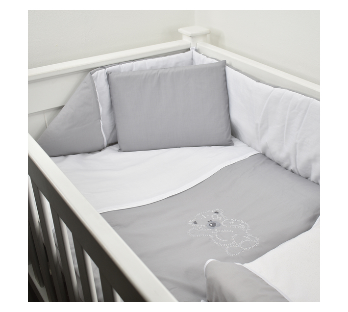 grey cot set