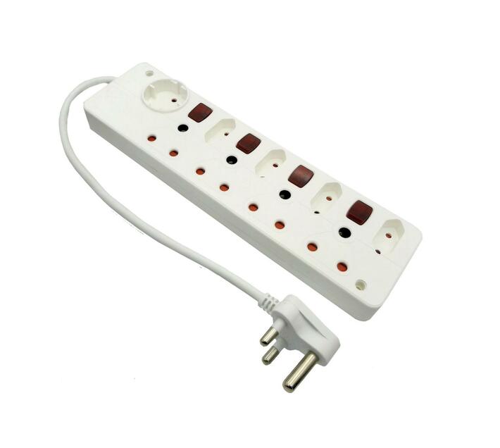 9 Way Multi-Plug Adapter with Illuminated Switches-3 In A Value Pack ...