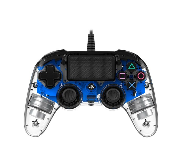clear blue ps4 controller