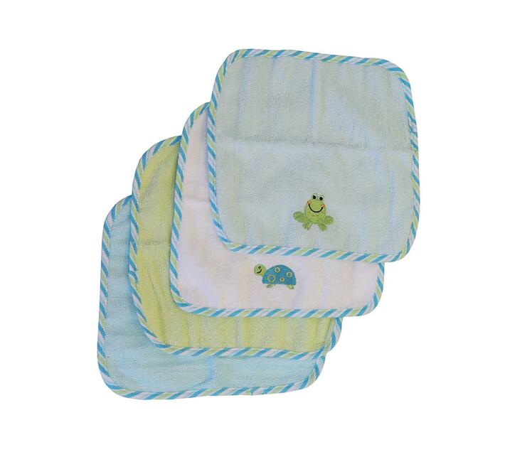 Snuggletime Deluxe Terry Washcloth - 4-Pack - Green Frog | Makro