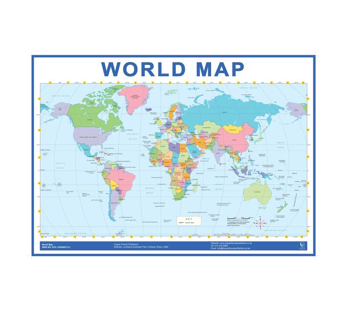 World Map wall chart | Makro